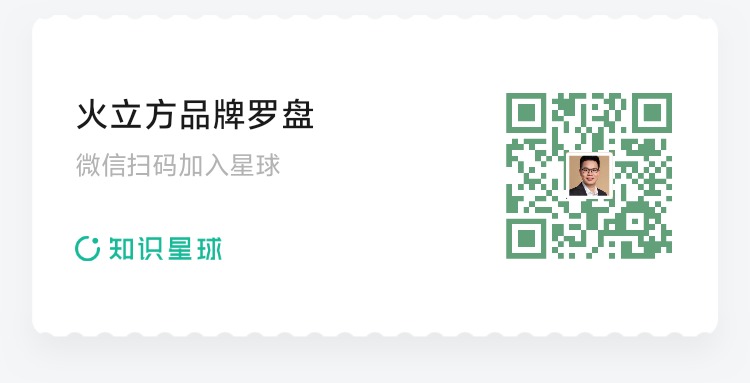 火立方品牌罗盘知识星球二维码，微信扫码加入